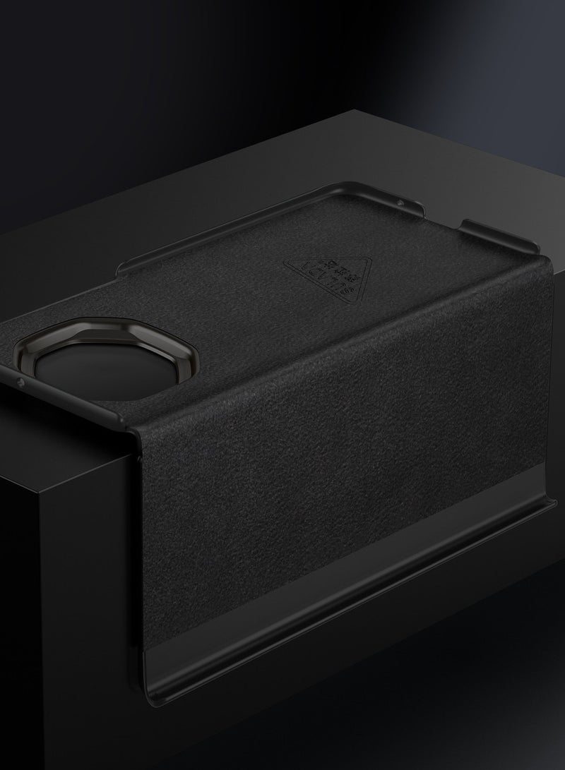 عام غطاء جلدي متوافق مع هواوي ميت إكس تي، مزود بقاعدة معصم مخفية، مقاوم للزلازل والسقوط، مع نافذة ذكية للاستيقاظ/النوم التلقائي - يوفر حماية فاخرة وذكية للهاتف القابل للطي. - Image 4