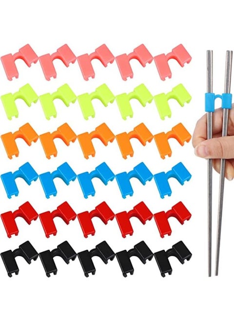 Cross Border Chopsticks Assistant For Kids Adults Reusable Training Chopsticks Hinge Connector-Color:Pink-Specifications:Chopstick Assistant