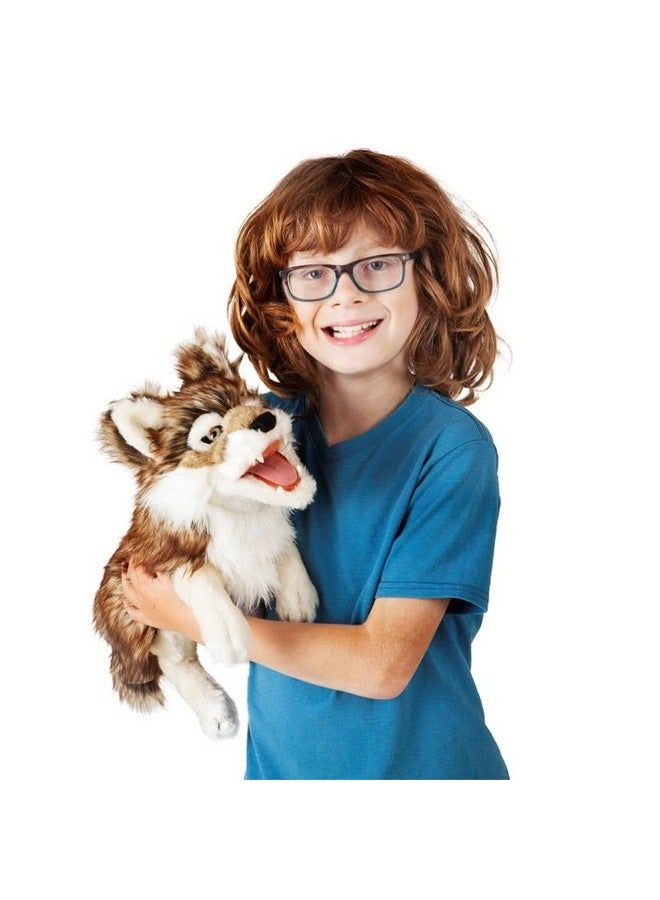 Folkmanis Gray Wolf Hand Puppet Gray/Black/White, 1 EA - Image 4