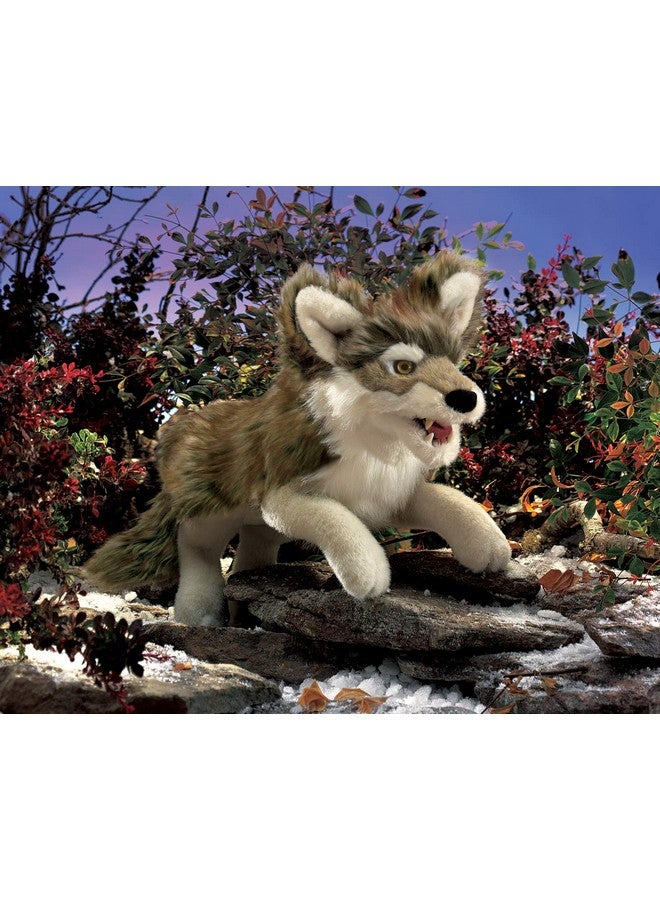 Folkmanis Gray Wolf Hand Puppet Gray/Black/White, 1 EA - Image 2
