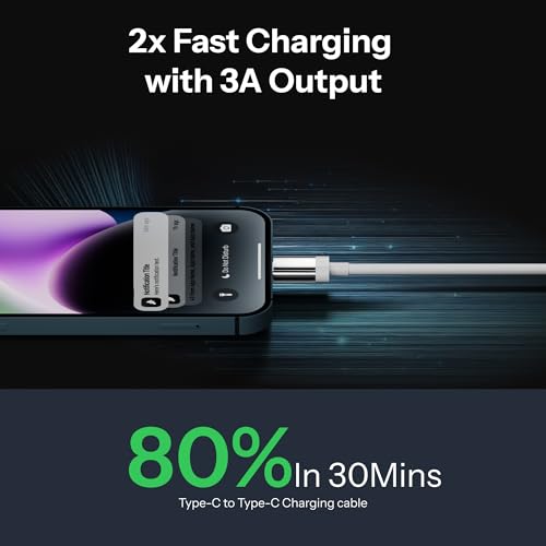AILKIN 45W USB Type C Charger Adapter with USB Type C to C Cable for Nothing CMF Phone 1/Nothing Phone 2/2a/2a Plus/3a/3a Plus Phone 1/Tablet/Samsung M05/M35/M15/F15/M14 & Other Type C Devices - Image 5