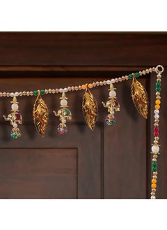Webelkart Webelkart Premium Leafs and Elephant Handmade Door Toran for Door Home Decoration and Diwali Decoration (Multicolored)- 36 Inch x 18 Inch  - Image 2