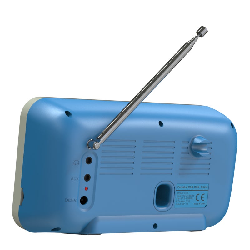 Digital AM FM Radio Portable, Rechargeable Radio Digital Tuner, Supports TF USB Port, Sleep Timer and Hand-Free for Home or Outdoor - Image 2
