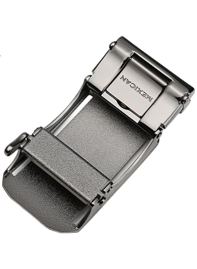 Scarecrow Men'S Leather Belt Buckle, Casual Trouser Belt, Automatic Buckle Waistband, Belt Accessories - Image 1