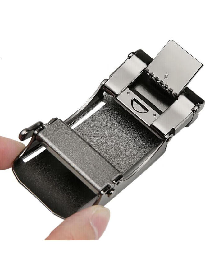 Scarecrow Men'S Leather Belt Buckle, Casual Trouser Belt, Automatic Buckle Waistband, Belt Accessories - Image 3