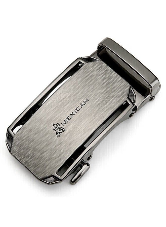 Scarecrow Men's Leather Belt Buckle, Casual Trouser Belt, Automatic Buckle Waistband, Belt Accessories - Image 1