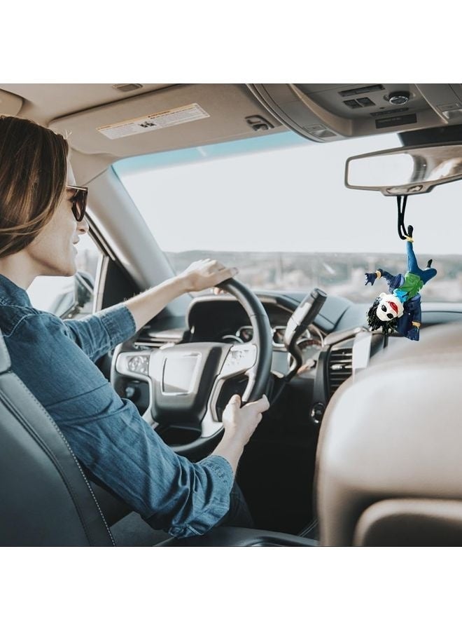 HOMESTAR Car Accessories for Men Cool Gadge Ornament Dashboard Decorations Rearview Mirror Cute Women Interior Funny Aesthetic Swinging Charms Pendant Man (Style A) - Image 1