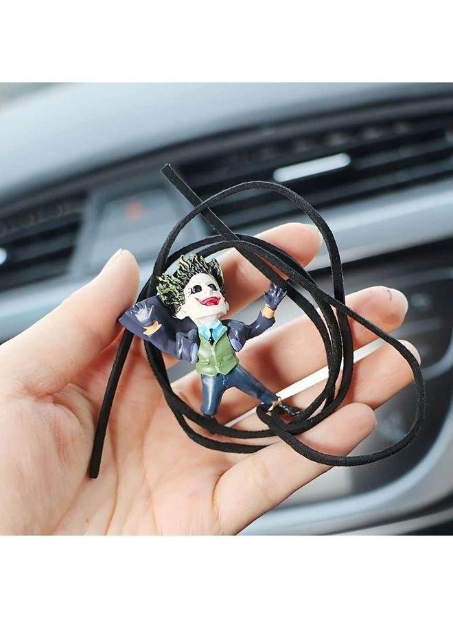 HOMESTAR Car Accessories for Men Cool Gadge Ornament Dashboard Decorations Rearview Mirror Cute Women Interior Funny Aesthetic Swinging Charms Pendant Man (Style A) - Image 2