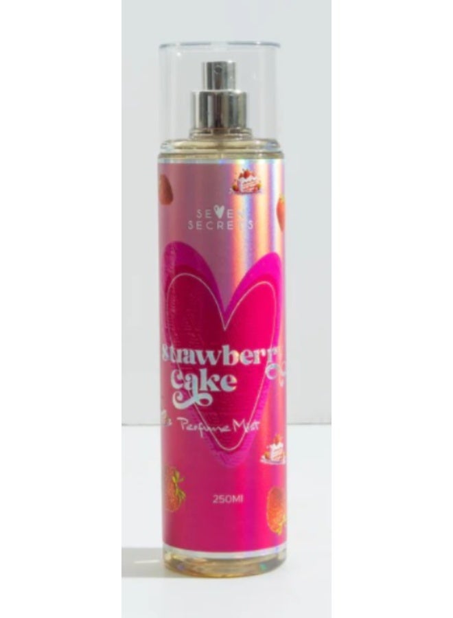 رذاذ عطري مكثف برائحة كعكة الفراولة 250 مل