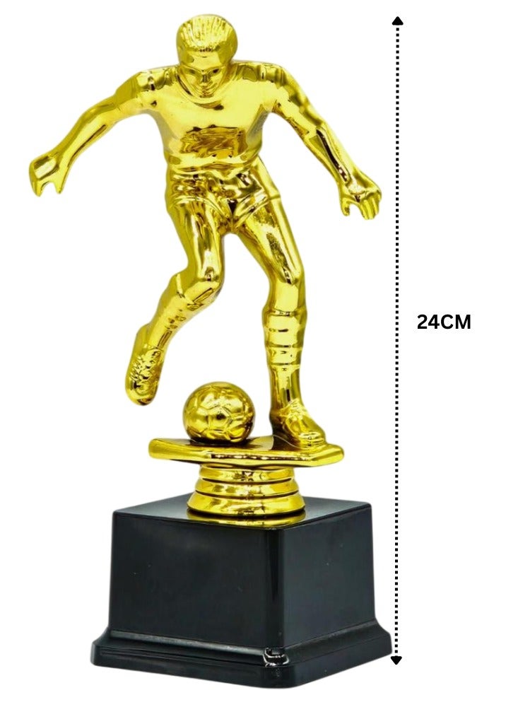 Spall Acrylic Trophy Football Plastic Doll Student Football Competition Trophy Trophy - Image 3
