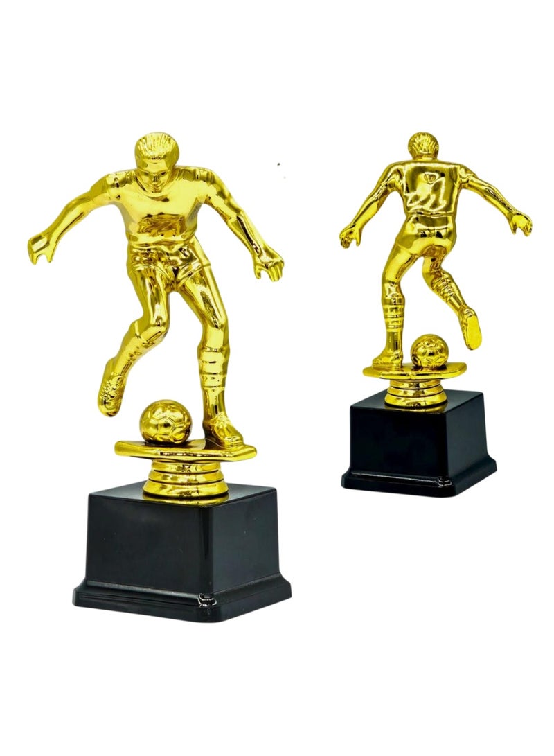Spall Acrylic Trophy Football Plastic Doll Student Football Competition Trophy Trophy - Image 1