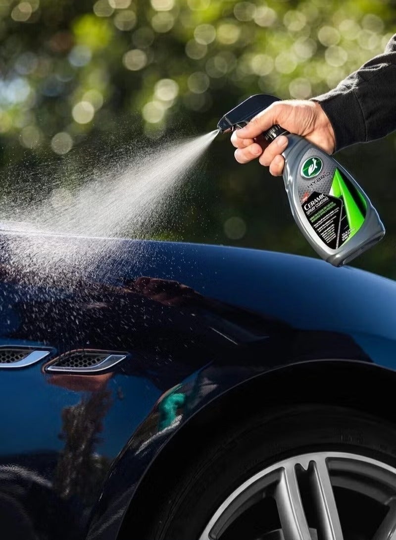 TurtleWax Ceramic Car Wax Spray for Paint Protection – Long-Lasting High Gloss and Water Resistance – 473ml - Image 4