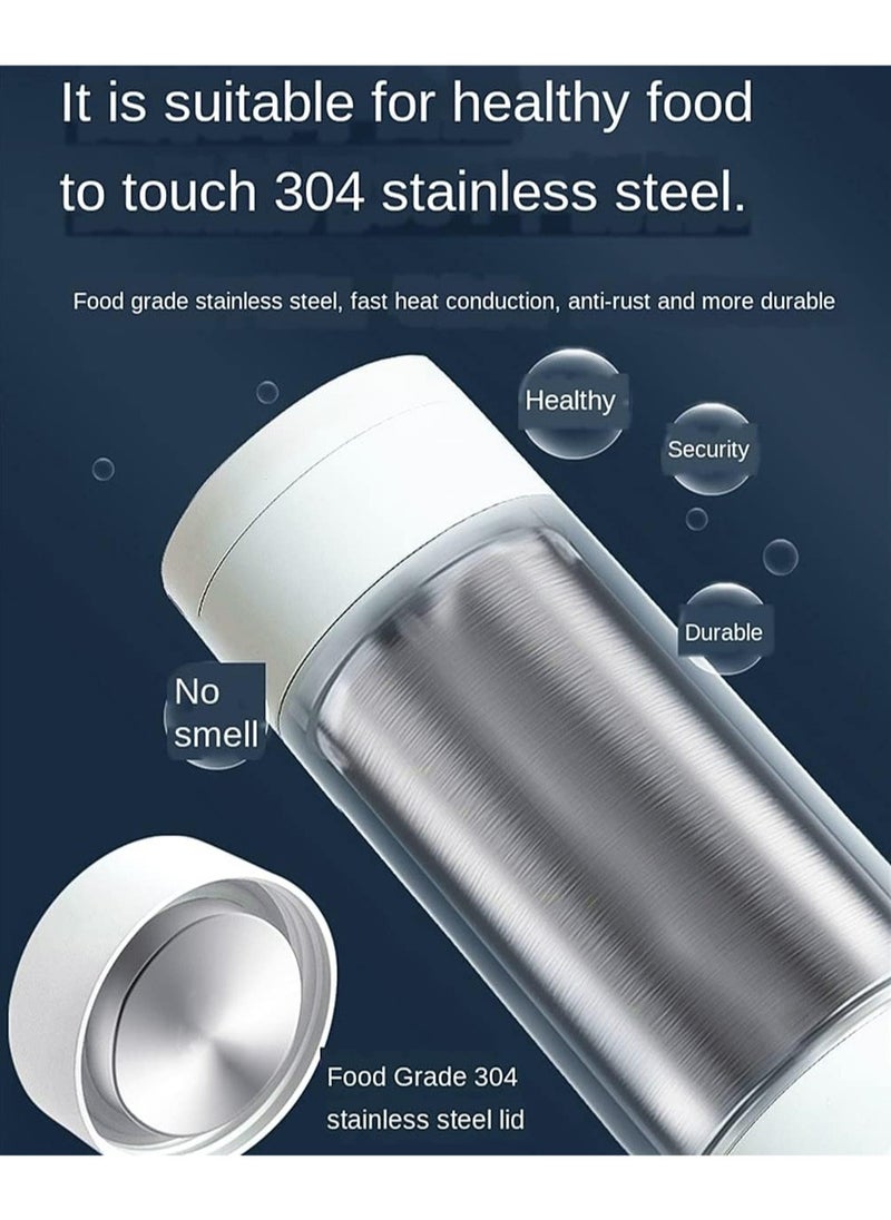 Arabest Portable Electric Heating Kettle, Small Hot Water Boiler, Auto Shut Off Tea Hot Water Kettle for Tea Honey Hotel, White  - Image 4