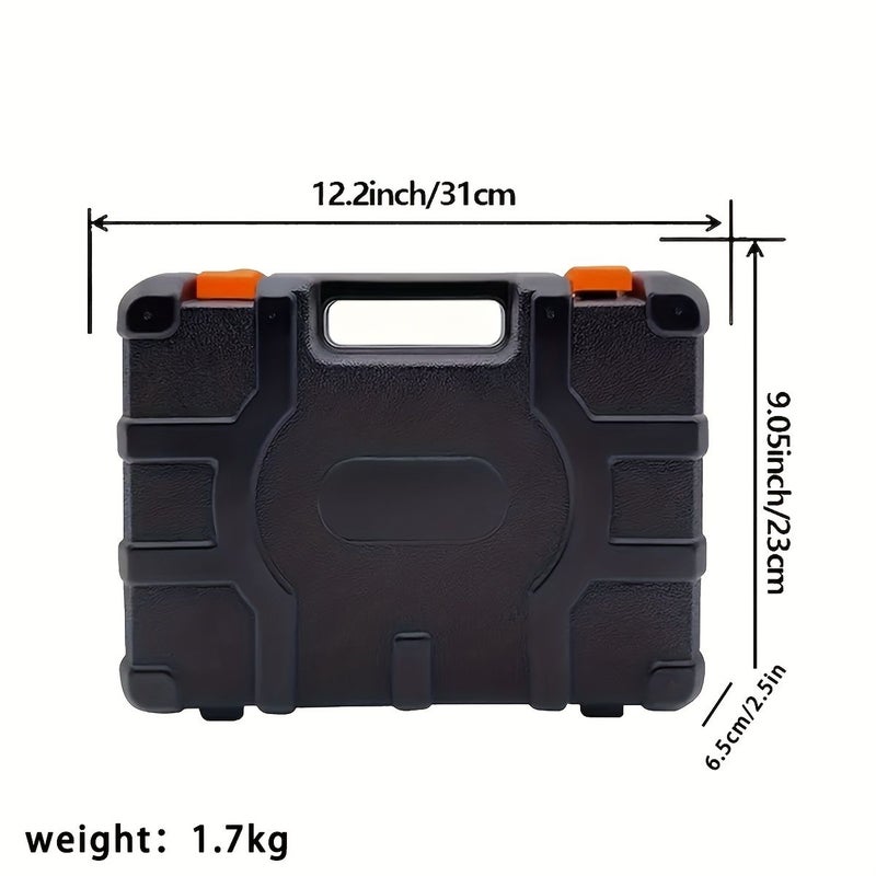 65 قطعة مجموعة أدوات فولاذ الكروم الفاناديوم مجموعة أدوات ميكانيكية محمولة صندوق أدوات مرآب المنزل - Image 3