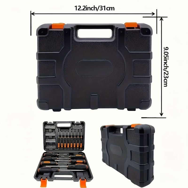 65 قطعة مجموعة أدوات فولاذ الكروم الفاناديوم مجموعة أدوات ميكانيكية محمولة صندوق أدوات مرآب المنزل - Image 4