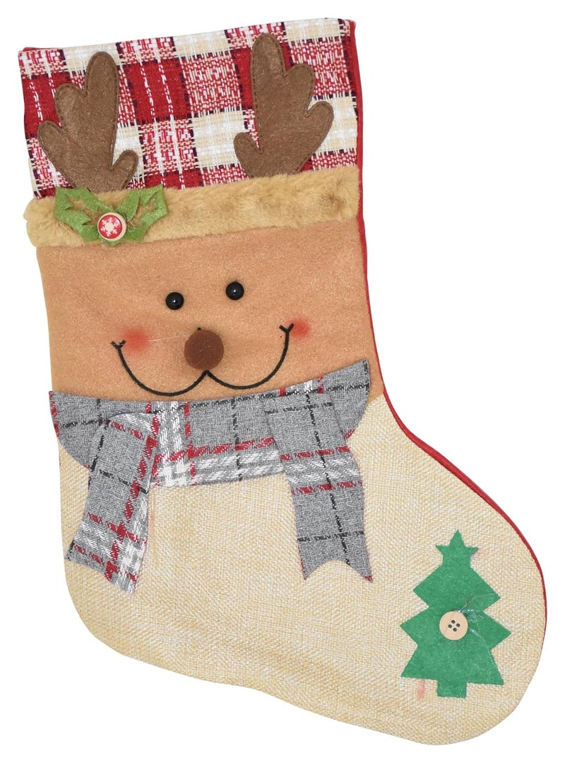 MPS MY PARTY SUPPLIERS MPS MY PARTY SUPPLIERS Christmas Santa Stockings Decoration Socks Cute Ornaments Festival Party Xmas Tree Hanging Decoration Santa Decoration Christmas Stockings - Image 2