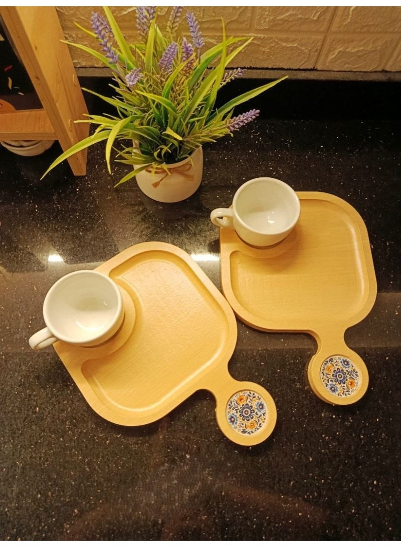 كوستر طعام خشب - Image 2