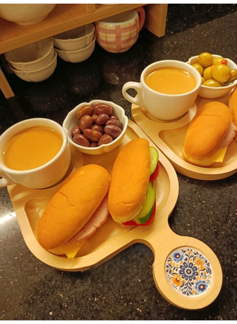 كوستر طعام خشب - Image 1