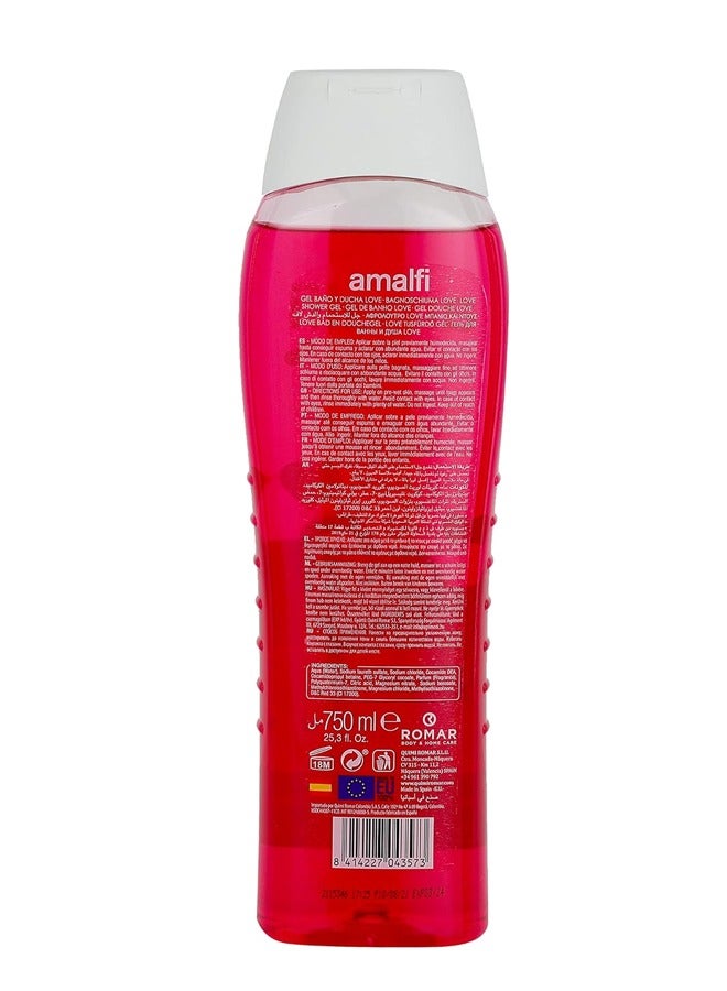 امالفي جل الاستحمام المعطر أمالفي لوف 750 مل - Image 2