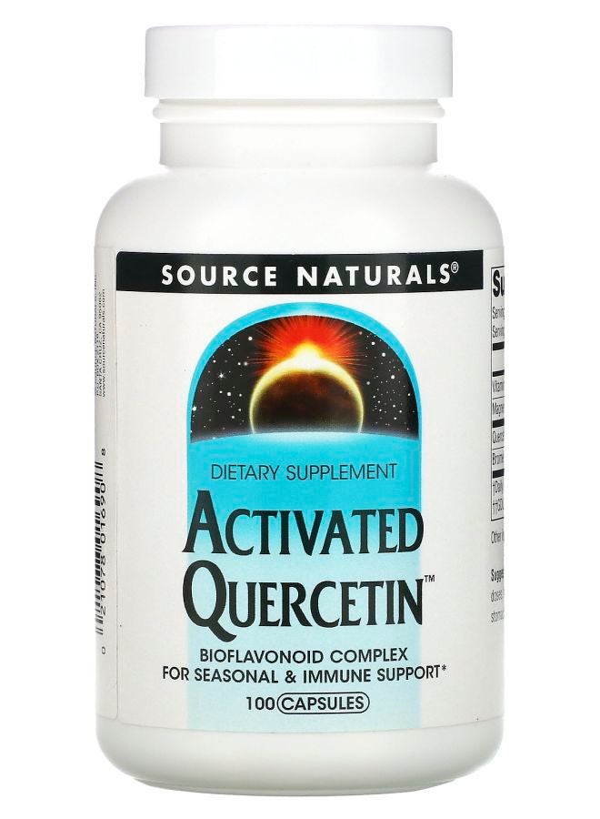 كويرسيتين مفعّل 100 كبسولة