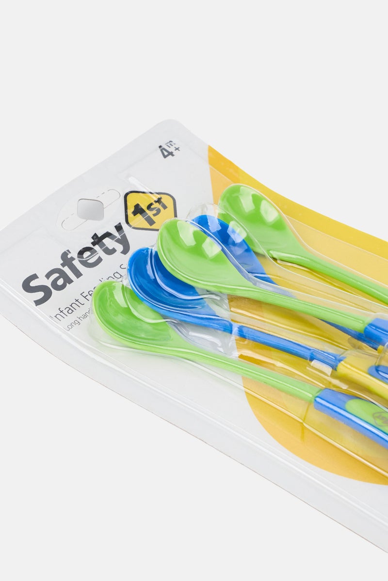 Safety 1st Toddlers Boy 5 Pcs Infant Feeding Spoons, Multicolor - Image 4