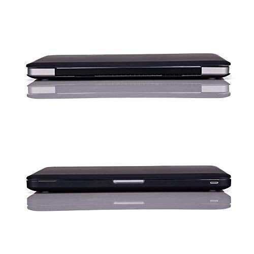 RUBAN Case Compatible with Old MacBook Pro 15 inch 2011 2010 2009 Release A1286, Plastic Hard Case Shell and Keyboard Cover for Older Version MacBook Pro 15 Inch with CD-ROM - Black - Image 4