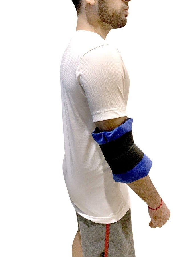 AMI Reusable Hot & Cold Gel Pack Large.Soft and flexible CE ISO Certified with Pouch and Belt for relieving pain. (Blue/Navy Blue Color) - Image 5