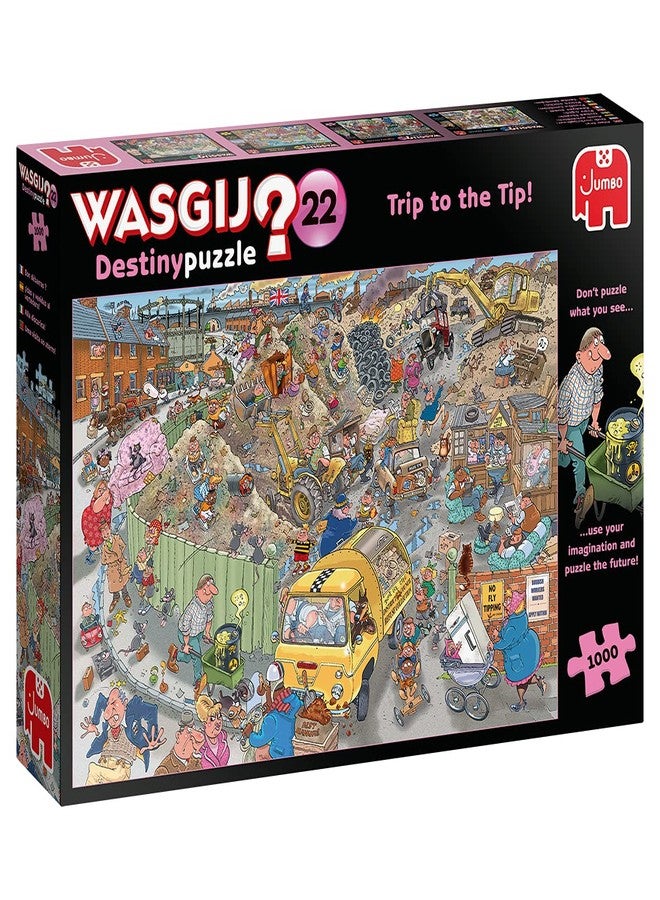 Wasgij Jumbo, Wasgij, Destiny 22 - A Trip to The Tip!, Unique Jigsaw Puzzles for Adults, 1,000 Piece - Image 1