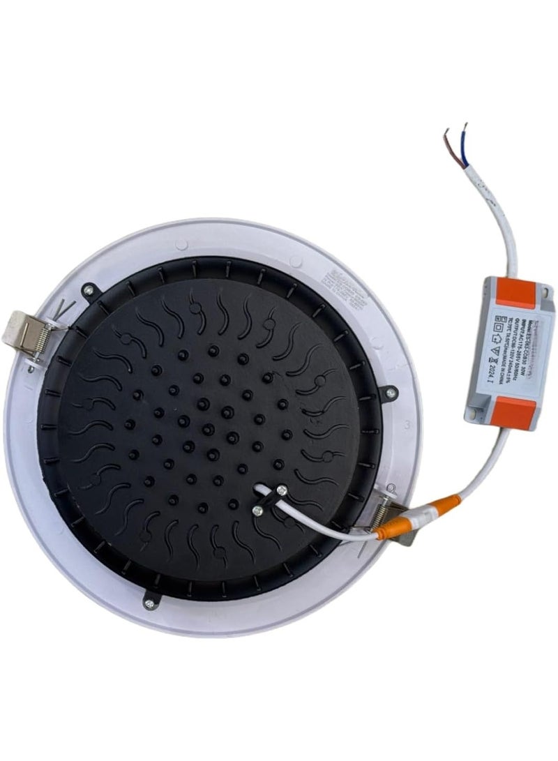 شروق الشمس 30W إضاءة LED COB داون لايت، سقف دائري غائر - Image 2