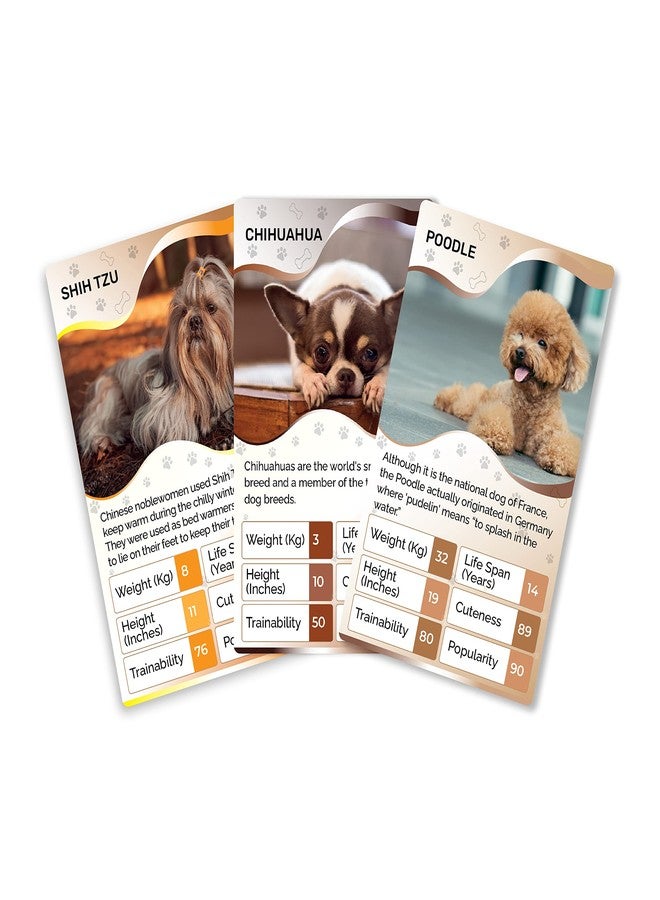 Kaizen MicroLessons Trump Card Game for Age 6-13. Pet Lovers Combo Dogs and Cats - Image 3