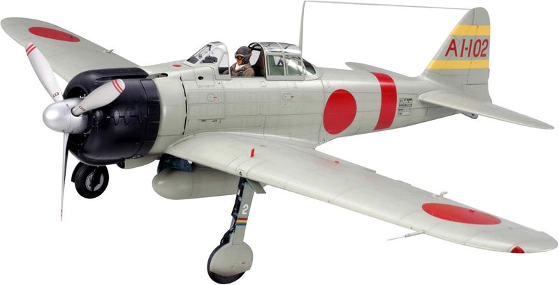 Tamiya T2M 60317 A6M2B Zero Model 21 1:32 Scale Plastic Model Aeroplane Kit - Image 1