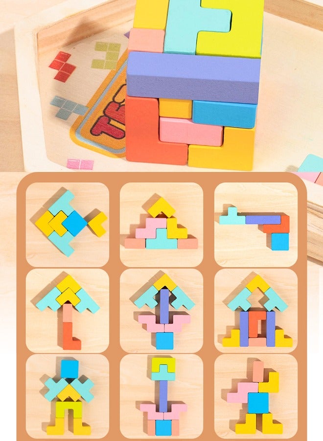 Tetris puzzles 3D building block puzzles Educational toys for early education Building block building toys Thinking exercises Parent-child interaction Birthday present - Image 5