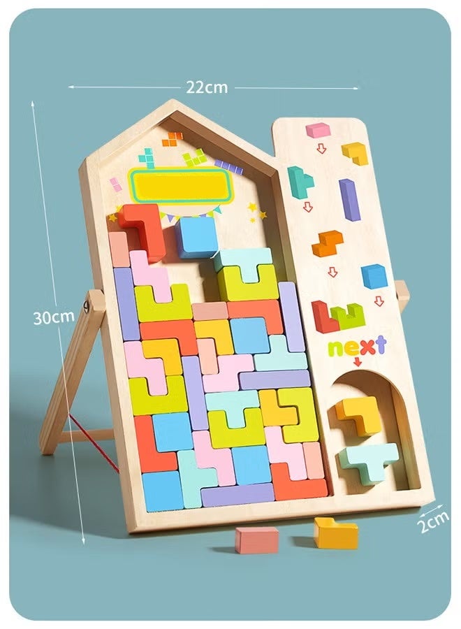 Tetris puzzles 3D building block puzzles Educational toys for early education Building block building toys Thinking exercises Parent-child interaction Birthday present - Image 2