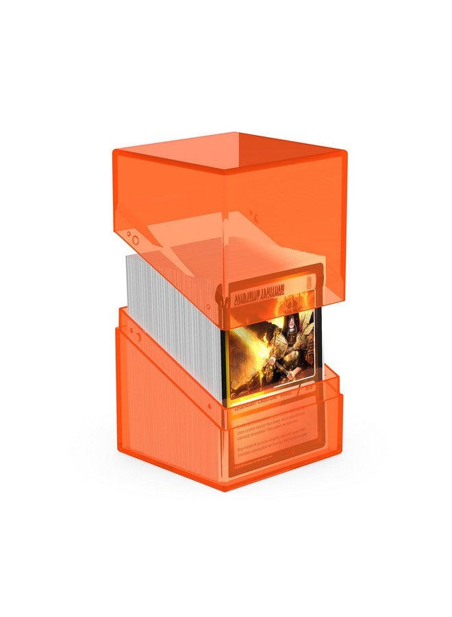 Ultimate Guard حافظة بطاقات Ultimate Guard Boulder 100+ الشفافة، حافظة للعب بطاقات TCG مزدوجة الأكمام، بوبى توباز، تخزين آمن ودائم لألعاب بطاقات التداول، شفاف - Image 3