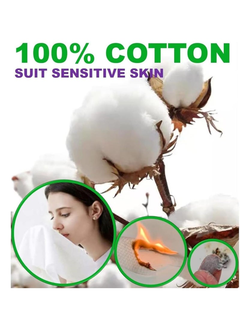 منشفة فاخرة مضغوطة قابلة للاستخدام مرة واحدة، سميكة وأكبر، مثالية لتنظيف الوجه للسفر والتخييم والمشي لمسافات طويلة والرياضات الخارجية، مصنوعة من القطن الخالص، عبوة من 20 قطعة. - Image 3