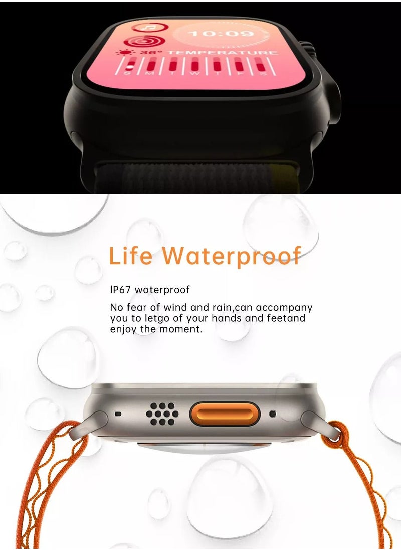 SUMAX - Smart Watch S8 Ultra Bluetooth Wireless Watch Series 8 Watch with Dual Watch Strap for Mens and Boys - Image 1