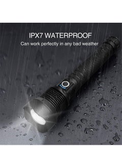 POWER 990000 Lumens High Brightness Rechargeable Rechargeable Led Flashlight Super Bright Flashlight With 5 Modes And A Powerful, Waterproof, Handheld Flashlight For Camping Emergencies  - Image 5