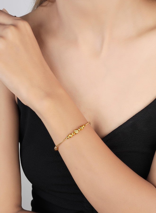 JHB Gram Gold Plated Attractive Fashion Jewellery Bracelets for Women's and Girl's - Image 2