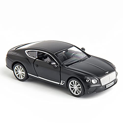 RMZ City 1:36 for Diecasting Alloy Car Model Bentley Continental GT Toy Car, Pull Back Vehicles Toy Car for Toddlers Kids Boys Girls Gift Black - Image 1