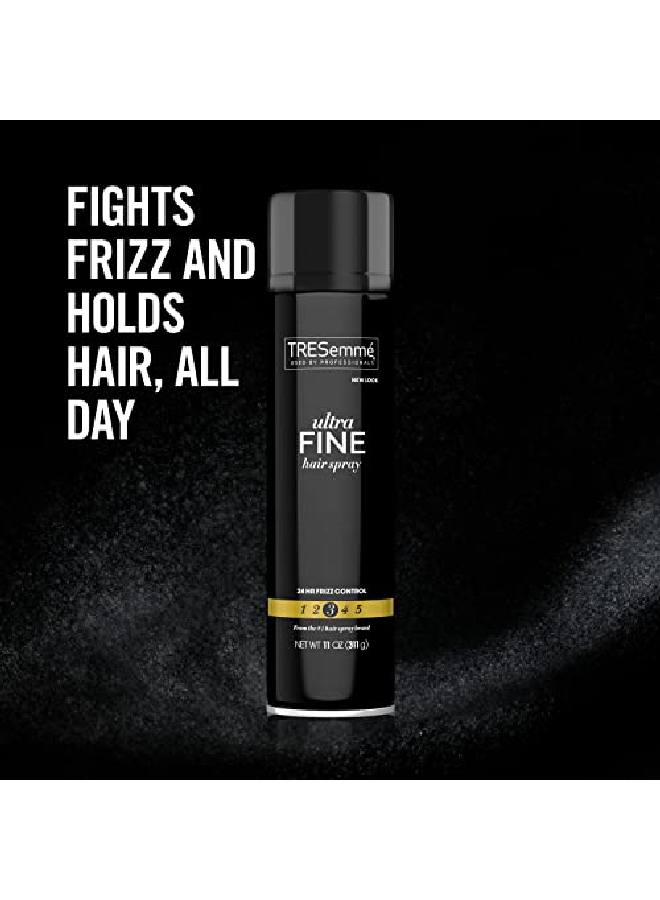 TRESemmé Tres Two Ultrafine Aerosol Hair Spray Salon Quality Hairspray Delivers A Firm Hold In An Ultrafine Mist Hair Stays In Place Looks & Feels Soft And Shiny 2 Pk 11 Oz Each - Image 4