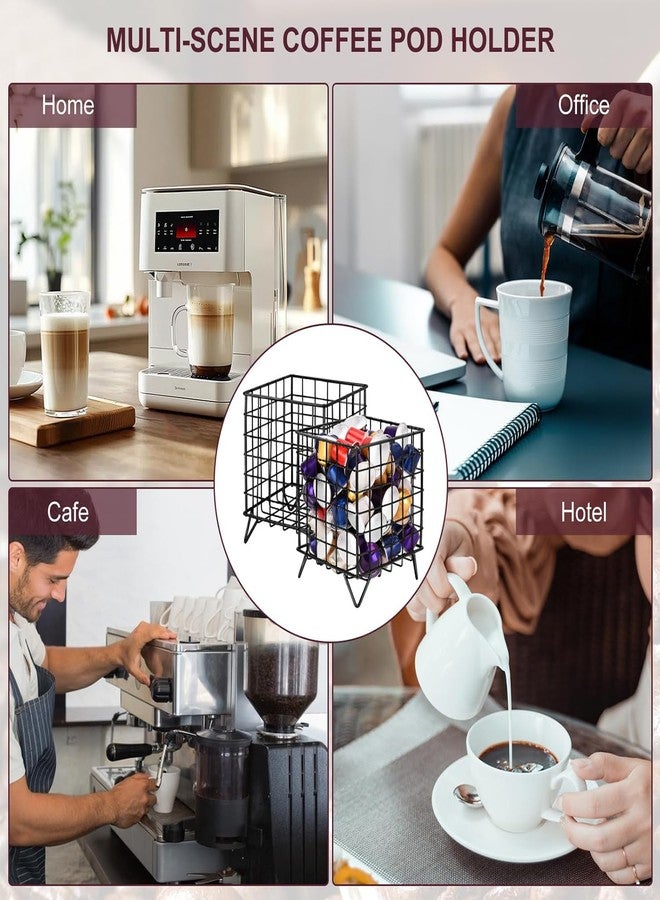 COMZPLIFE Coffee Pod Holder, Organizer for K Cup, Large Capacity K Cup Holder for Coffee Station Organizer and Counter Coffee Bar (Matte black) - Image 4