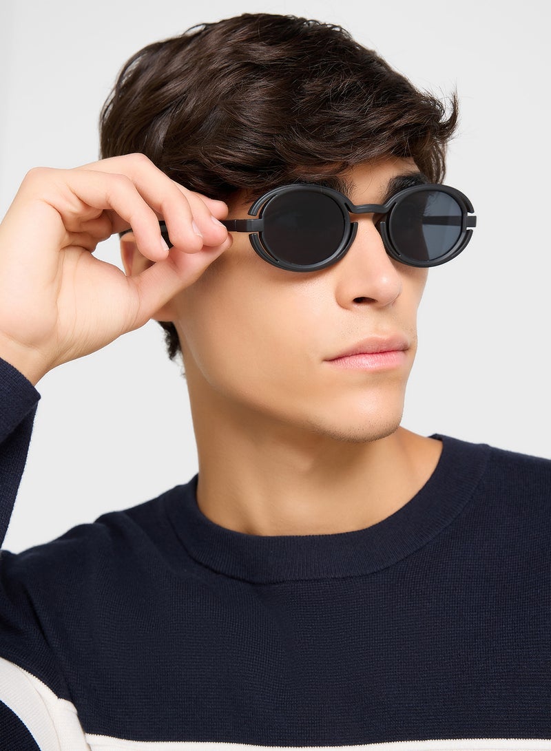 Seventy Five Round Streetwear Casual Sunglasses  - Image 5
