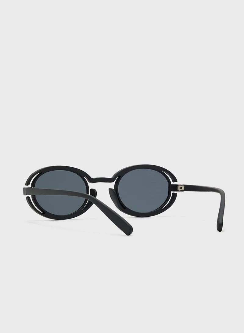 Seventy Five Round Streetwear Casual Sunglasses
