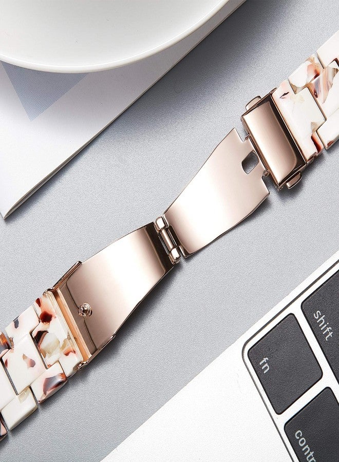 BINLUN Resin Watch Strap for Lady Men 12mm 14mm 16mm 18mm 20mm 22mm, Quick Release Deployment Buckle Replacement Strap for Smartwatch, 14 Colors Lightweight Fashion Band - Image 4