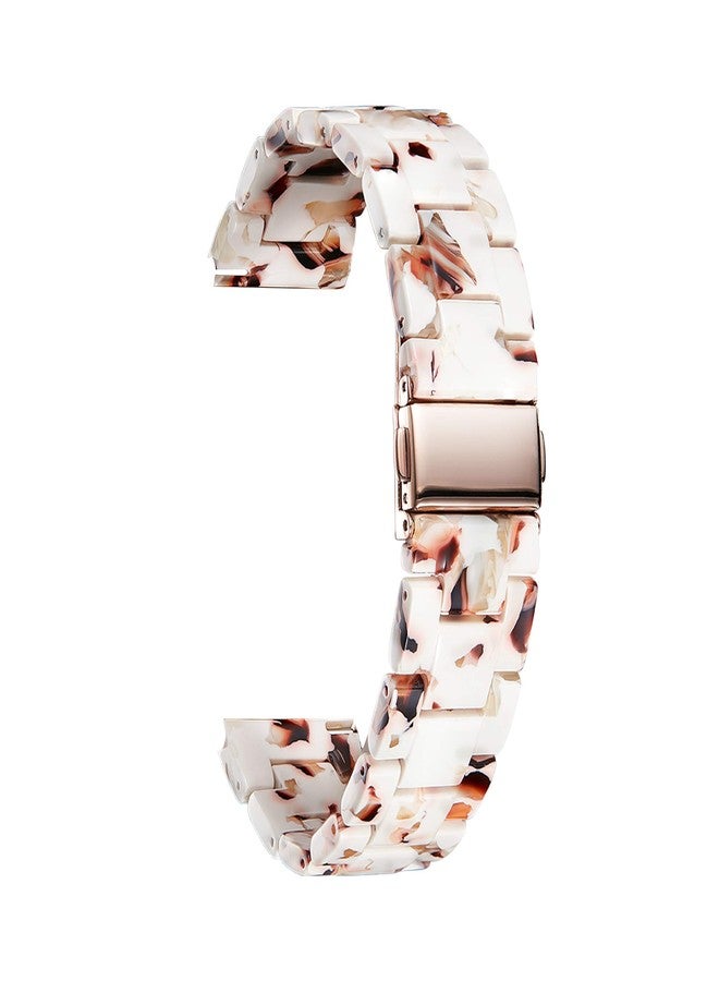 BINLUN Resin Watch Strap for Lady Men 12mm 14mm 16mm 18mm 20mm 22mm, Quick Release Deployment Buckle Replacement Strap for Smartwatch, 14 Colors Lightweight Fashion Band - Image 1