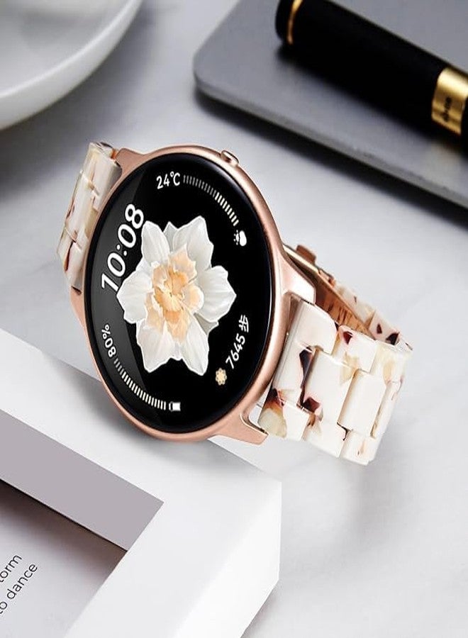 BINLUN Resin Watch Strap for Lady Men 12mm 14mm 16mm 18mm 20mm 22mm, Quick Release Deployment Buckle Replacement Strap for Smartwatch, 14 Colors Lightweight Fashion Band - Image 5