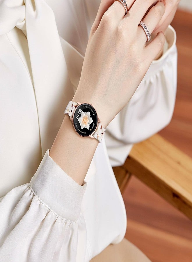 BINLUN Resin Watch Strap for Lady Men 12mm 14mm 16mm 18mm 20mm 22mm, Quick Release Deployment Buckle Replacement Strap for Smartwatch, 14 Colors Lightweight Fashion Band - Image 2