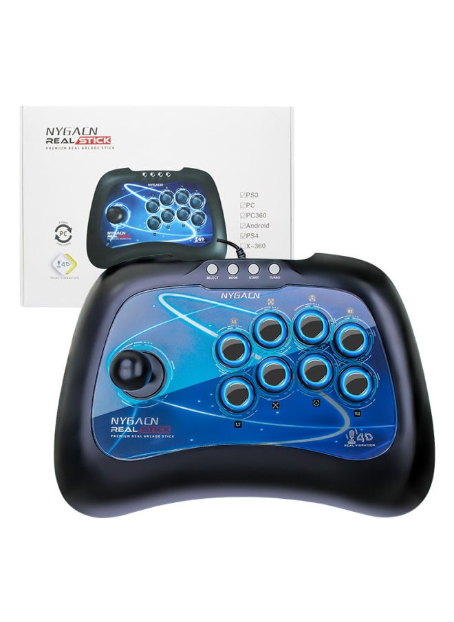 ماركة غير محددة Direct Supply Pc Computer TV Projector P3 Android Mobile Phone Wired King Of Fighters Arcade Game Joystick-Product Color:Rocking Platform (supports P3, Ps4, Pc, Switch)  - Image 1