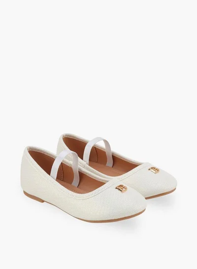 Flora Bella By Shoexpress Flora Bella Girls Elasticated Strap Ballerina Shoes