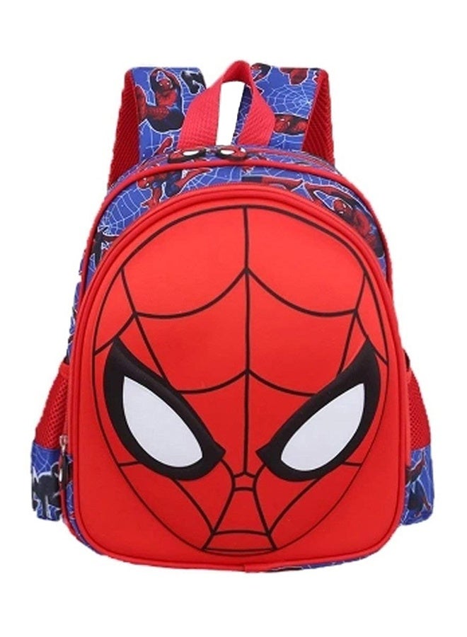3D Spiderman Kids Backpack Red/Blue - Image 1